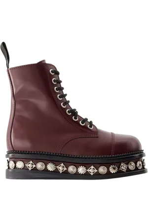 TOGA PULLA Dames, Schoenen, Rood, Maat: 37 1/2 EU Leer