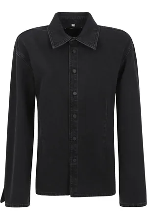 3x1 Dames, Blouses & Shirts, Zwart, Maat: M Katoen