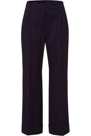 Marc Aurel Dames, Broeken, Blauw, Maat: L