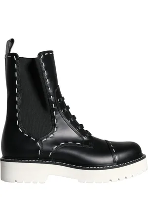 Dolce & Gabbana Dames, Schoenen, Zwart, Maat: 36 EU Leer