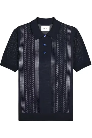 NN.07 Heren, Tops, Blauw, Maat: XL Wol