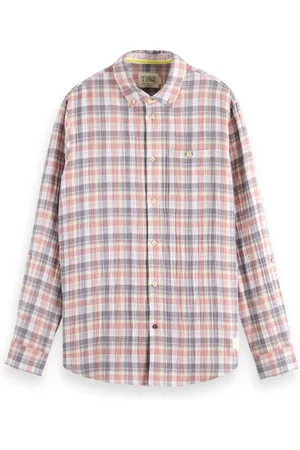 Scotch&Soda Heren, Overhemden, Roze, Maat: M