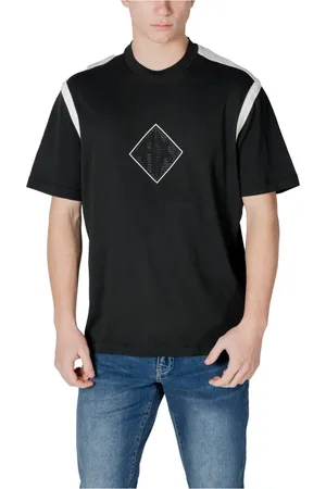 Armani Exchange Heren, Tops, Zwart, Maat: S Katoen