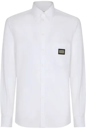 Dolce & Gabbana Heren, Overhemden, Wit, Maat: 2XL Katoen