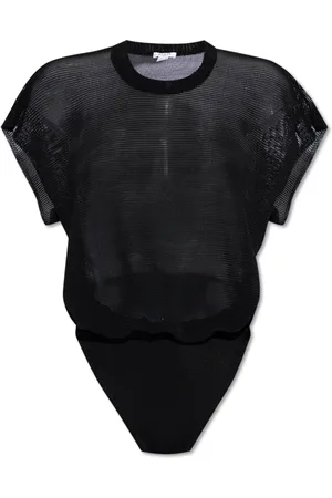 Alaïa Dames, Tops, Zwart, Maat: 2XS Katoen