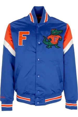 Mitchell & Ness Heren, Jassen, Blauw, Maat: M Satijn