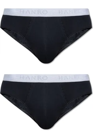 Hanro Heren, Ondergoed, Zwart, Maat: 2XL Katoen