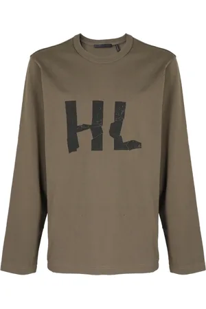Helmut Lang Heren, Tops, Bruin, Maat: S Katoen