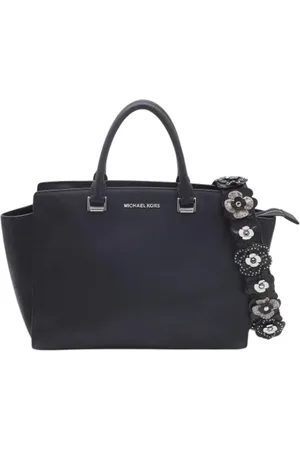 Michael Kors Dames, Pre-owned, Zwart, Maat: ONE Size Leer