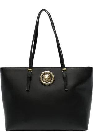 Roberto Cavalli Dames, Tassen, Zwart, Maat: ONE Size Leer