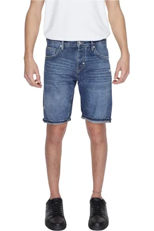 Antony Morato Heren, Korte broeken, Blauw, Maat: W28 Katoen