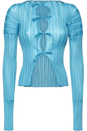 a. roege hove Dames, Tops, Blauw, Maat: M Katoen