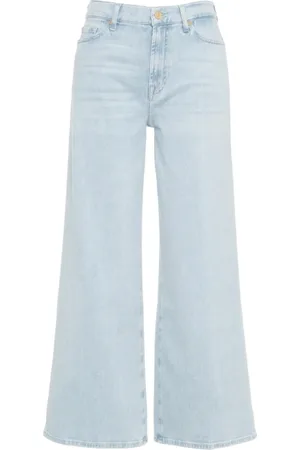 7 for all Mankind Dames, Jeans, Blauw, Maat: W29 Katoen