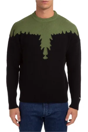 MARCELO BURLON Heren, Truien, Zwart, Maat: XL Wol