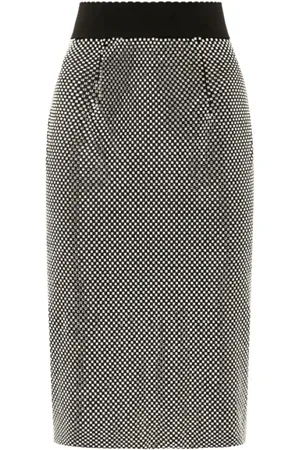 Dolce & Gabbana Dames, Rokken, Grijs, Maat: S Zijde