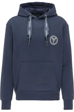 Carlo Colucci Heren, Sweatshirts & Hoodies, Blauw, Maat: S Fleece