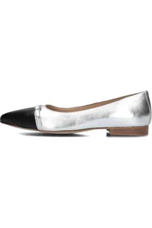 NOTRE-V Dames, Schoenen, Grijs, Maat: 38 1/2 EU Leer