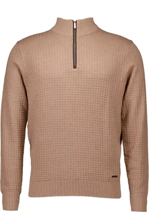 Bugatti Heren, Truien, Bruin, Maat: 2XL Katoen