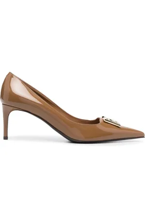 Dolce & Gabbana Dames, Schoenen, Bruin, Maat: 36 1/2 EU Leer