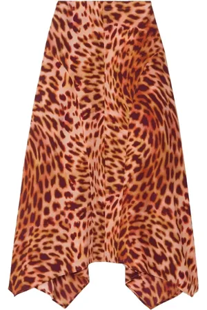 Stella McCartney Dames, Rokken, Oranje, Maat: XS Zijde