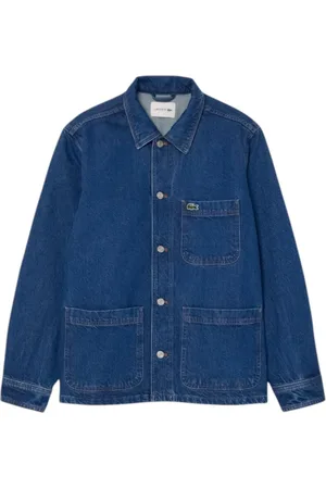 Lacoste Heren, Overhemden, Blauw, Maat: M Katoen