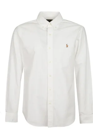 Ralph Lauren Heren, Overhemden, Wit, Maat: 2XL Katoen