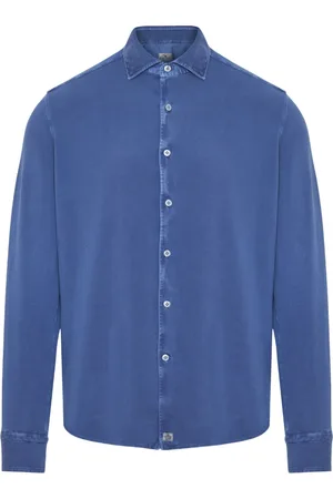 SONRISA Heren, Overhemden, Blauw, Maat: 2XL Katoen