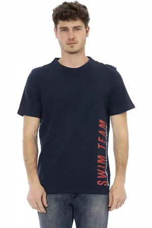 Bikkembergs Heren, Tops, Blauw, Maat: M Katoen