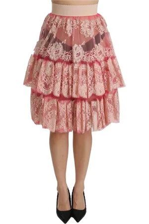 Dolce & Gabbana Dames, Rokken, Roze, Maat: XS Katoen