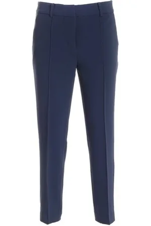 Michael Kors Dames, Broeken, Blauw, Maat: XL Poliester
