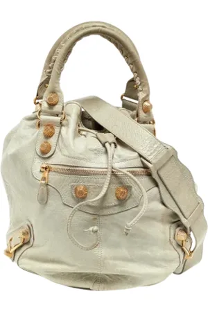 Balenciaga Dames, Pre-owned, Grijs, Maat: ONE Size Leer