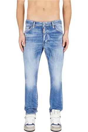 Dsquared2 Heren, Jeans, Blauw, Maat: S Denim