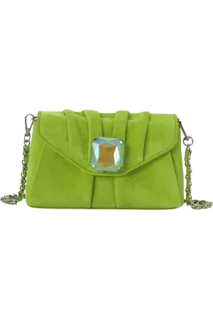 Alma en Pena Dames, Tassen, Groen, Maat: ONE Size Leer