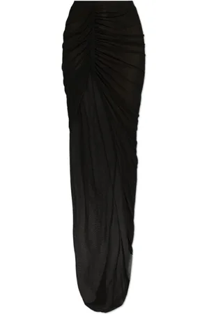 Rick Owens Dames, Rokken, Zwart, Maat: M Viscose