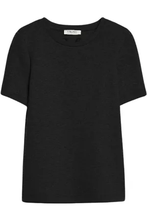 Max Mara Dames, Tops, Zwart, Maat: L Katoen