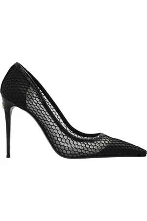 Dolce & Gabbana Dames, Schoenen, Zwart, Maat: 35 EU Leer