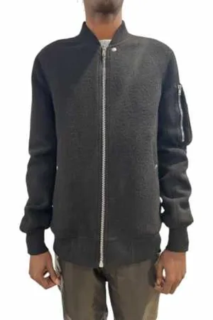 Rick Owens Heren, Sweatshirts & Hoodies, Zwart, Maat: 2XL Wol