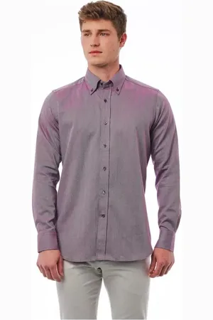 BAGUTTA Heren, Overhemden, Rood, Maat: XL Katoen