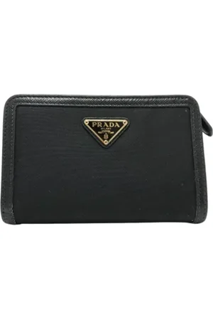 Prada Dames, Pre-owned, Zwart, Maat: ONE Size Leer