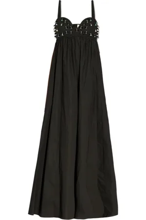 ULLA JOHNSON Dames, Jurken, Zwart, Maat: 3XS Katoen