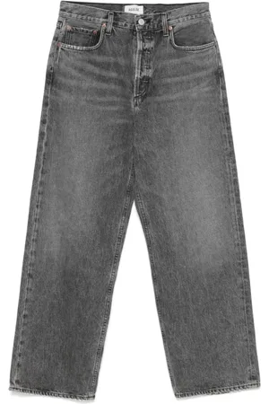 AGOLDE Dames, Jeans, Grijs, Maat: W27 Katoen