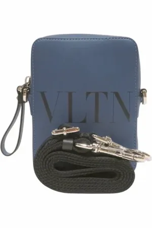 VALENTINO Unisex, Pre-owned, Blauw, Maat: ONE Size Leer