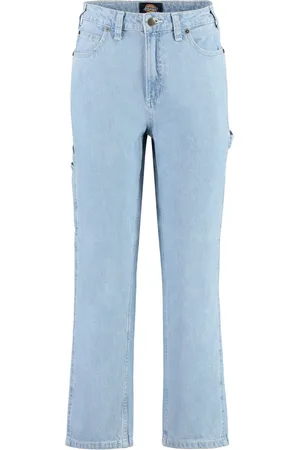 Dickies Dames, Jeans, Blauw, Maat: W26 Katoen