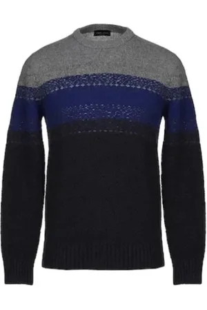 Roberto Collina Heren, Truien, Zwart, Maat: M Jersey