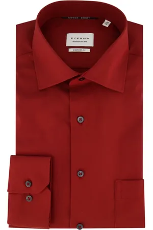 ETERNA Heren, Overhemden, Rood, Maat: 7XL Katoen