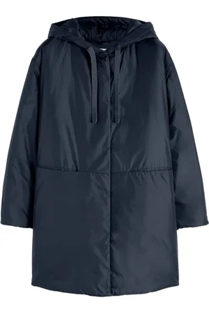 Aspesi Dames, Mantels, Blauw, Maat: 2XL Polyamide