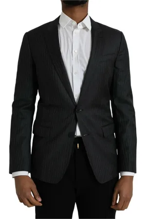 Dolce & Gabbana Heren, Pakken, Zwart, Maat: S Wol