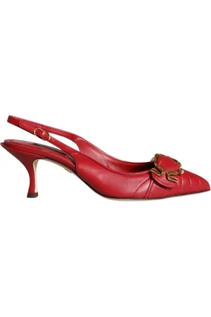 Dolce & Gabbana Dames, Schoenen, Rood, Maat: 37 EU Leer