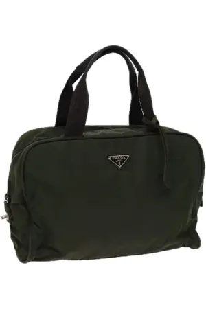 Prada Dames, Pre-owned, Groen, Maat: ONE Size Nylon