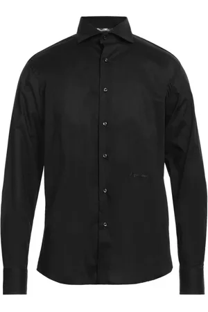Aquascutum Heren, Overhemden, Zwart, Maat: 2XL Katoen